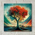 thumbnail image 4 of Epic Art 'Tree Of Life 18' by Ray Heere, Acrylic Glass Wall Art, 12"x12", 4 of 8