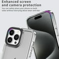 thumbnail image 6 of Feishell Compatible with iPhone X/XS Clear Case, for Women Men, [Non-Yellowing][Supports Wireless Charging] Slim Thin Shockproof Lightweight Transparent Phone Case for iPhone X/XS,Black, 6 of 8
