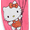 Pink Lemonade, variant on Hello Kitty Love Girls Valentine's Day Jogger Pants, Sizes 4-16