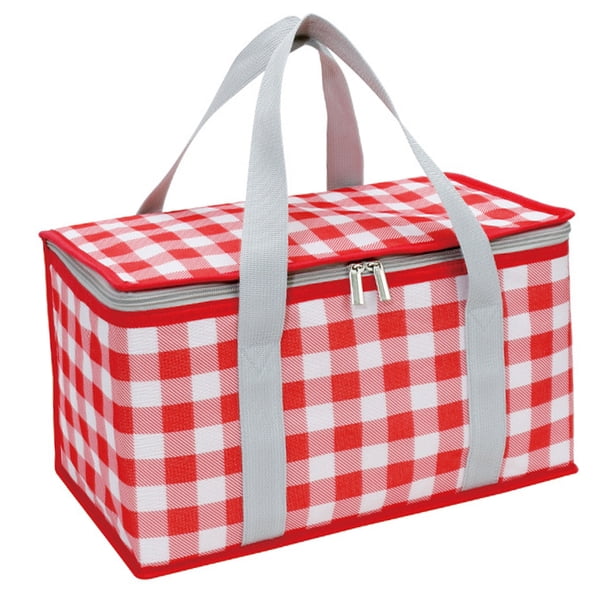 Bolsa Térmica Aislada, Bolsa de Entrega de Alimentos de Gran Capacidad, Bolsa de Almuerzo con cofre de Hielo para Picnic, Oficina, Camping