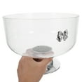thumbnail image 3 of Raindrops Transparent Acrylic Trifle Bowl with Lid for Storage Use Large Decorative Candy Dish 20cm x 23cm, 3 of 6