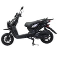 thumbnail image 2 of X-Pro Brand New 150 Gas Moped Scooter Adult Bike, 12" Aluminum Wheels Electric/Kick Start Dual Headlights, 2 of 5