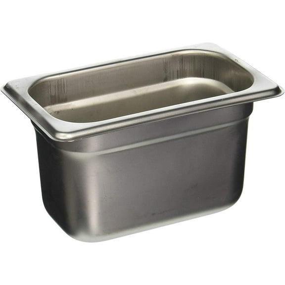 Winco SPJM-904 Anti-Jamming Steam Pan, 1/9 by 4-Inch, 24-Gauge