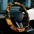 thumbnail image 6 of Thanksgiving Corn 14.5 Inch Printing PVC Leather Auto Accessories Car Steering Wheel Cover, 6 of 6