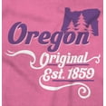 thumbnail image 2 of Oregon Pine Tree State Shape Cute Women's Graphic T Shirt Tees Brisco Brands S, 2 of 6