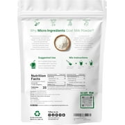 Micro Ingredients Goat Milk Powder, 2lb (32oz) | Grass Fed Source, Australian Farm Derived, Pet Friendly, No Additives
