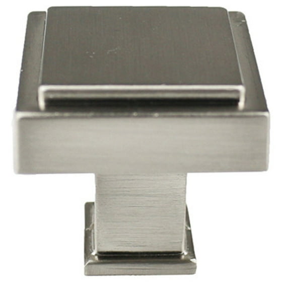 Urbanest Arthur Cabinet Knobs 1 8 Square Brushed Satin Nickel 10 Pack