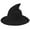 Black, variant on Zando Halloween Witch Hats for Women Wool Wizard Hat for Cosplay Costume Party Purple