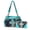 Blue, variant on Premium Rhinestone Camouflage Cross Leather Women's Handbag Purse Matching Wallet One Set in Multi Colors