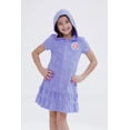 thumbnail image 2 of Disney The Little Mermaid Toddler Girls' Hooded Swimwear Cover-Up Periwinkle Ariel, 2 of 6