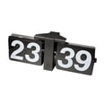 thumbnail image 2 of DOLITY Automatic Page Turning Clock Creative Auto Flip Clock for Home Desktop Hotel Black, 2 of 9