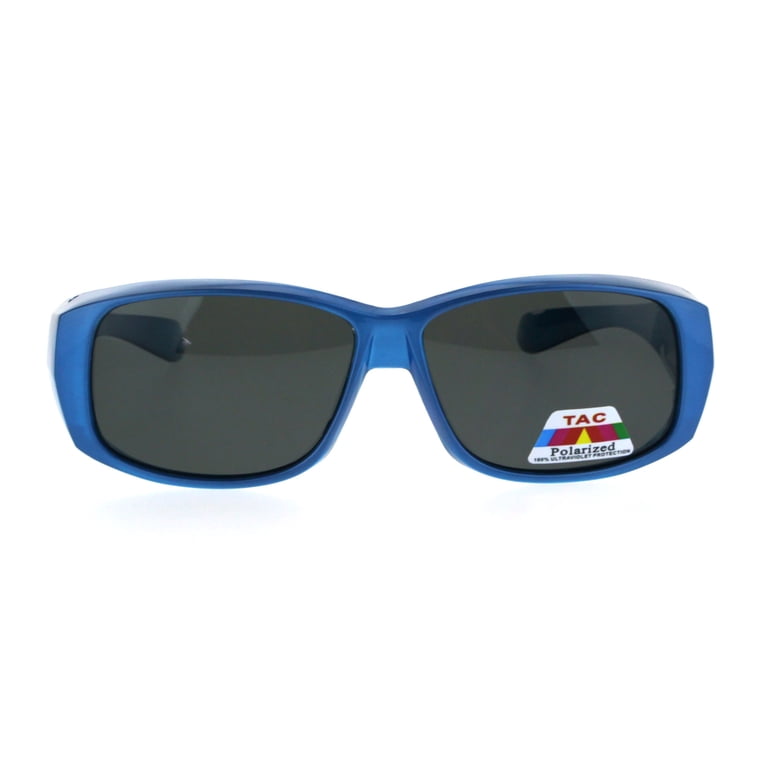 Polarized Womens Pearl Rectangular 58mm OTG Fit Over  display picture 1