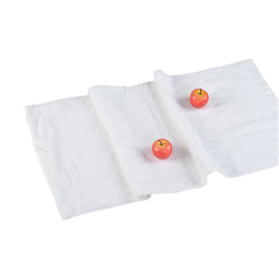 Qianduo Absorbent Hotel Towel,Washcloths Hotel 32*70Cm 1Pc White Towel Cotton Hand Soft Towels Bathroom Products