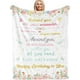 thumbnail image 1 of LHSHID Birthday Gifts for Women Girls Cozy Happy Birthday Pink Floral Throw Blanket Gift for Her Best Birthday Gift Ideas for Wife Female Friends Daughter Mom Granddaughter Bday Present 30"x40", 1 of 9