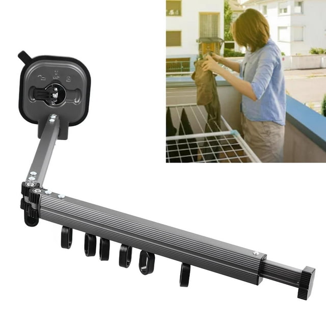 Tendedero de ropa retráctil ANGGREK plegable de fácil instalación para dormitorio