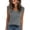BV23_Gray, variant on Lumtrix Cap Sleeve Sweaters for Womens Summer Crew Neck Ribbed Knit Sweater Shirts Business Casual Work Tops 2026 Spring Tank Tops White S