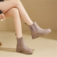 thumbnail image 4 of YOURDIARY Women’s Waterproof Chelsea Boots Slip-On Rain Ankle Boots, 4 of 8
