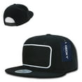 thumbnail image 2 of Decky 1096 6 Panel High Profile Structured Patch Snapback Hat-Black, 2 of 5