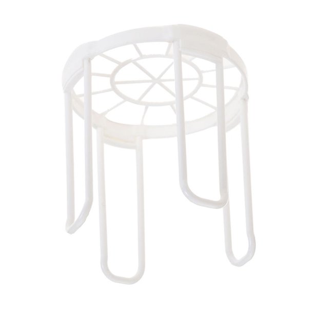 GOOHOCHY Organizador de cuencos de plástico con escurridor, escurridor de platos y accesorios de cocina (blanco)