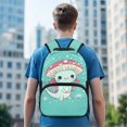 thumbnail image 3 of KUIFORTI Green Axolotl Girls Backpack Kids School Bag Fashion Bookbag Large Capacity with Multiple Organizer Pockets Back to School Gifts for Students, 3 of 7