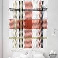 thumbnail image 1 of Grey Plaid Tapestry, Pointy Arrows Abstract English Pattern of Tartan Traditional Illustration, Fabric Wall Hanging Decor for Bedroom Living Room Dorm, 5 Sizes, White Pearl Rust, by Ambesonne, 1 of 1