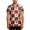 White, variant on Men's Valentine's Day T-Shirt Heart Printing Casual Short Sleeve Turndown Collar Button Shirt,Couples Matching Valentine T-Shirts Set White