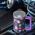 thumbnail image 5 of 30oz Holiday Christmas Tree Tumbler with Handle and Straw, Festive Winter Coffee Cup, Stainless Steel Insulated Mug, Gifts for Women Men, 5 of 5