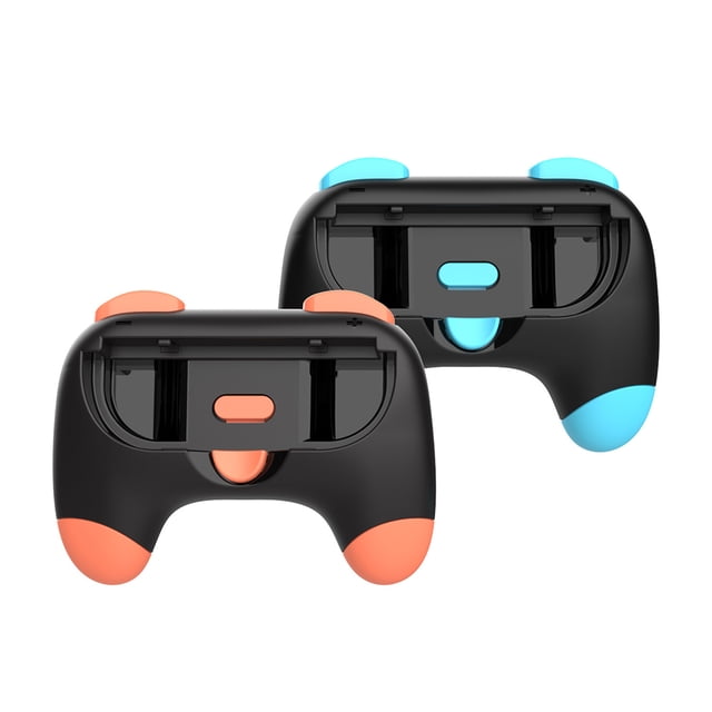 2pcs agarres mano para 2 Joy-Con GamePad () Black Red Blue