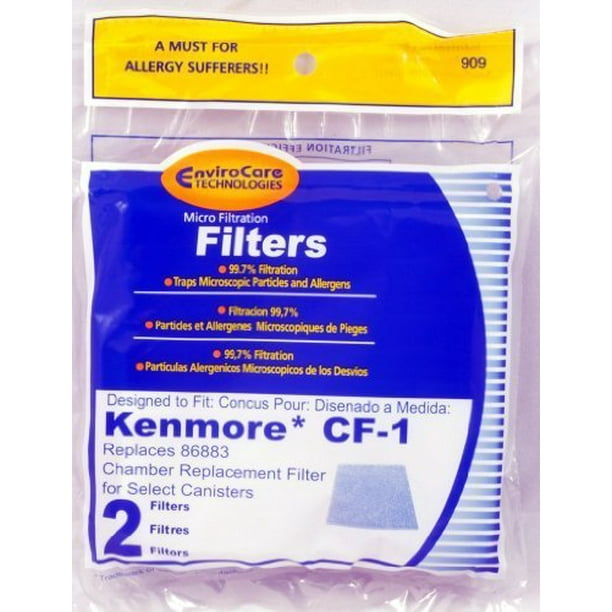 Kenmore CF1 Canister Vacuum Cleaner Chamber Filter Replaces 86883 (2