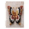 thumbnail image 2 of Wirebound Notebook Hardcover Spiral Notebooks Gorgeous Colors Butterfly, 60 Pages, 80 GSM, 5.7 x 8.3in, 2 of 7