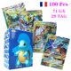 thumbnail image 1 of Cartas de Pokémon Vstar Vmax GX para niños, cartas de energía de batalla, 100-120, piezas, EX, alemán, francés, coreano, Pikachu, Charizard, Mewtwo, juguete de regalo Fivean unisex, 1 of 2