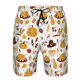 thumbnail image 3 of Fotbe Thanksgiving Trajes de Baño Estampados para Hombre, Shorts de Verano de Secado Rápido, Ropa de Playa, Bañadores-XX-Large, 3 of 6