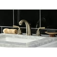 thumbnail image 2 of Kingston Brass KB983RXLAB Restoration Widespread Bathroom Faucet with Pop-Up Drain, Antique Brass, 2 of 8