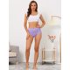 thumbnail image 5 of INSPIRAR CHIC Ropa interior de mujer de talla grande Paquetes de encaje de cintura alta Bragas cómodas Morado, Rosa, Negro Pequeño, 5 of 6