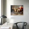 thumbnail image 3 of Nawypu  Vintage Santa Sleigh Wall Art Christmas Decor Canvas Print for Living Room Bathroom Aesthetic Holiday Home Decor, 3 of 4