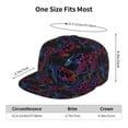 thumbnail image 6 of Gaeub Sea Turtle Flat Bill Snapback Hats Baseball Caps with Adjustable for Running Workouts and Outdoor Activities, 6 of 9