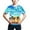 Blue, variant on naisibaby Summer Children's Unisex Digital Printed Fashion Top, Kids Boys Loose Crew Neck Short Sleeve T-Shirt Multicolor 15T