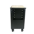 thumbnail image 5 of Mulanimo Multi-Functional Tool Cart with Wheels and Wooden Top 4 Drawers Rolling Tool Chest with Adjustable Shelf for Garage Workshop Tool Organizer, 5 of 7