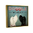 thumbnail image 3 of Stupell Industries Antique Winery Dogs Sign Graphic Art Metallic Gold Floating Framed Canvas Print Wall Art, Design by Ryan Fowler, 3 of 6