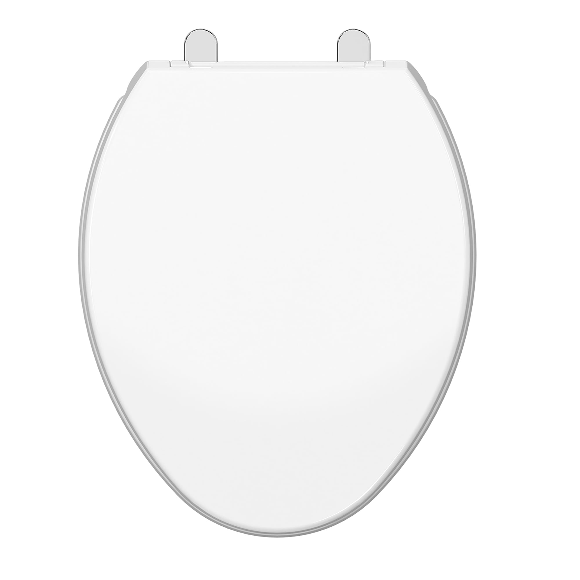 Topseat Plus Series Slow Close Toilet Seat Elongated, No-Slam, Magnetic Quick-Release for Easy Clean, Easy Installation, Secure-Grip Bumpers, Wobble-Free, Adjustable Fit, Plastic, White