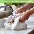 thumbnail image 4 of 4Pcs Funny Chicken Hand Towels Rustic Rooster Farmhouse Kitchen Dish Towels 24 x 16 Inch Microfiber Absorbent Soft Hand Tea Dishcloths, 4 of 9
