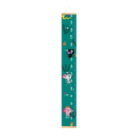 EGNMCR Room Decor Home Decor Children's Height Chart Baby Growth Chart Canvas Wall Hanging Measuring Tape Tape Measure Height Chart Bedroom Children's Room Wall Decoration Height chart