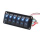 thumbnail image 3 of Panel de control con interruptor de joystick de 6 bandas, circuito LED azul, cargador de barco de carreras, 3 of 4