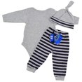 thumbnail image 2 of Unique Baby Boys This Is How I Roll Hanukkah Layette Set Cap (12 Months), 2 of 5