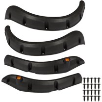 PET-U 4 Fender Flares Front and Rear with Mounting Hardware Replacement for EZGO TXT Gas/Electric Golf Carts 1996-2013