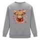 thumbnail image 5 of Ceisia Men's Regular-Fit Crew-Neck Heart-Yak Printed Casual Sweatshirt Gift, 5 of 6