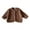 Brown, variant on Kids Jean Jacket Girls 8 Newborn Infant Baby Unisex Autumn Solid Winter Long Sleeve Coat Jackets For Toddler Boys 4t