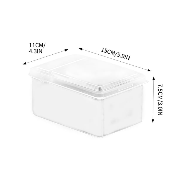 Kitchen Organizers and Storage Refrigerator Storage Box Five Grain and Miscellaneous Grain Fresh-Keeping Box Snack Sealing Box Organizing Box Kitchen Food Grade Transparent Household Use