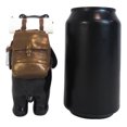 thumbnail image 5 of Western Rustic Backpacking Black Bear With Trekking Pole On A Hike Figurine, 5 of 5