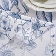 thumbnail image 2 of Blue and White Floral Tablecloth, Rectangle Tablecloth 60 x 102 Inch, Spill-Proof Wrinkle Resistant Table Cloth for Spring Picnic Kitchen Dining, 2 of 7